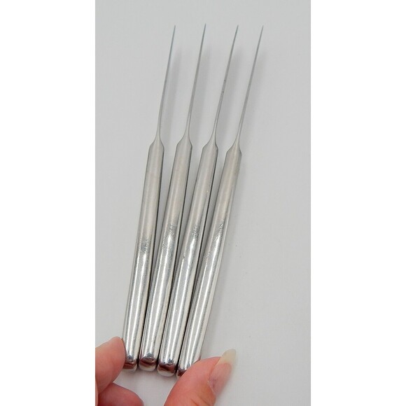 Retroneu INFINITE Stainless Dinner Knives Serrated 18/8 Korea Glossy Flatware S4 - Picture 8 of 9